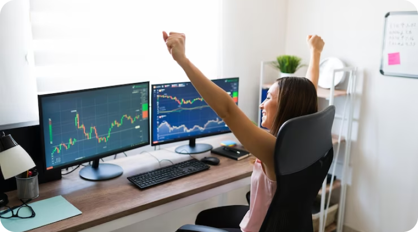 Mujer Haciendo Trading Mujer Haciendo Trading